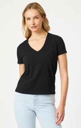 V-NECK JERSEY TEE