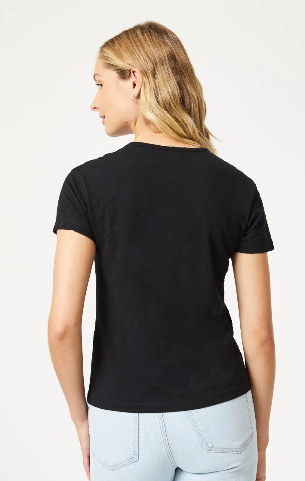 V-NECK JERSEY TEE