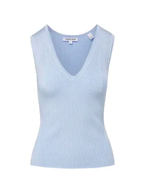 Veronica Beard Sid Sleeveless Pullover in Ice Blue