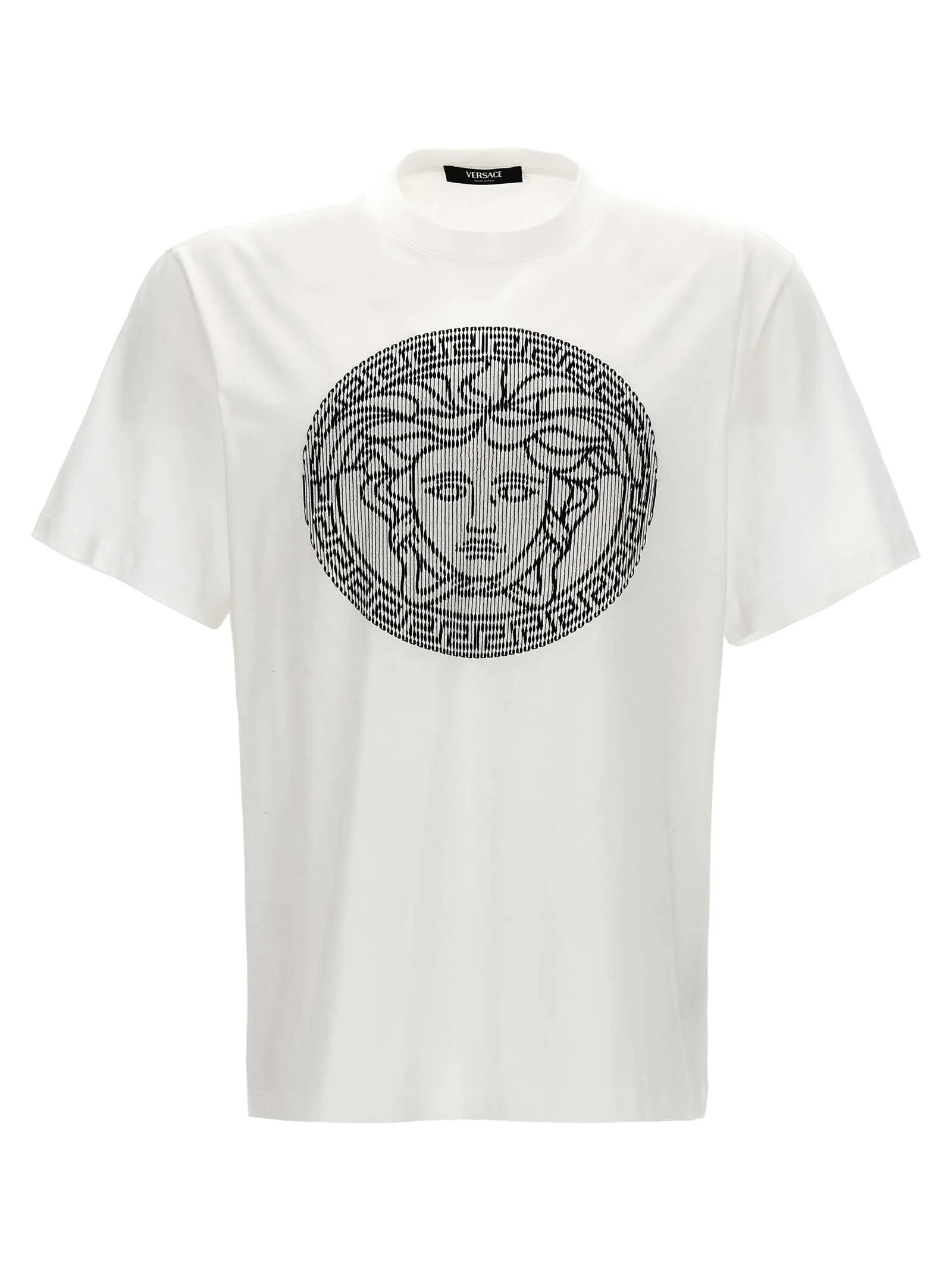 VERSACE  |Versace Logo embroidery t-shirt