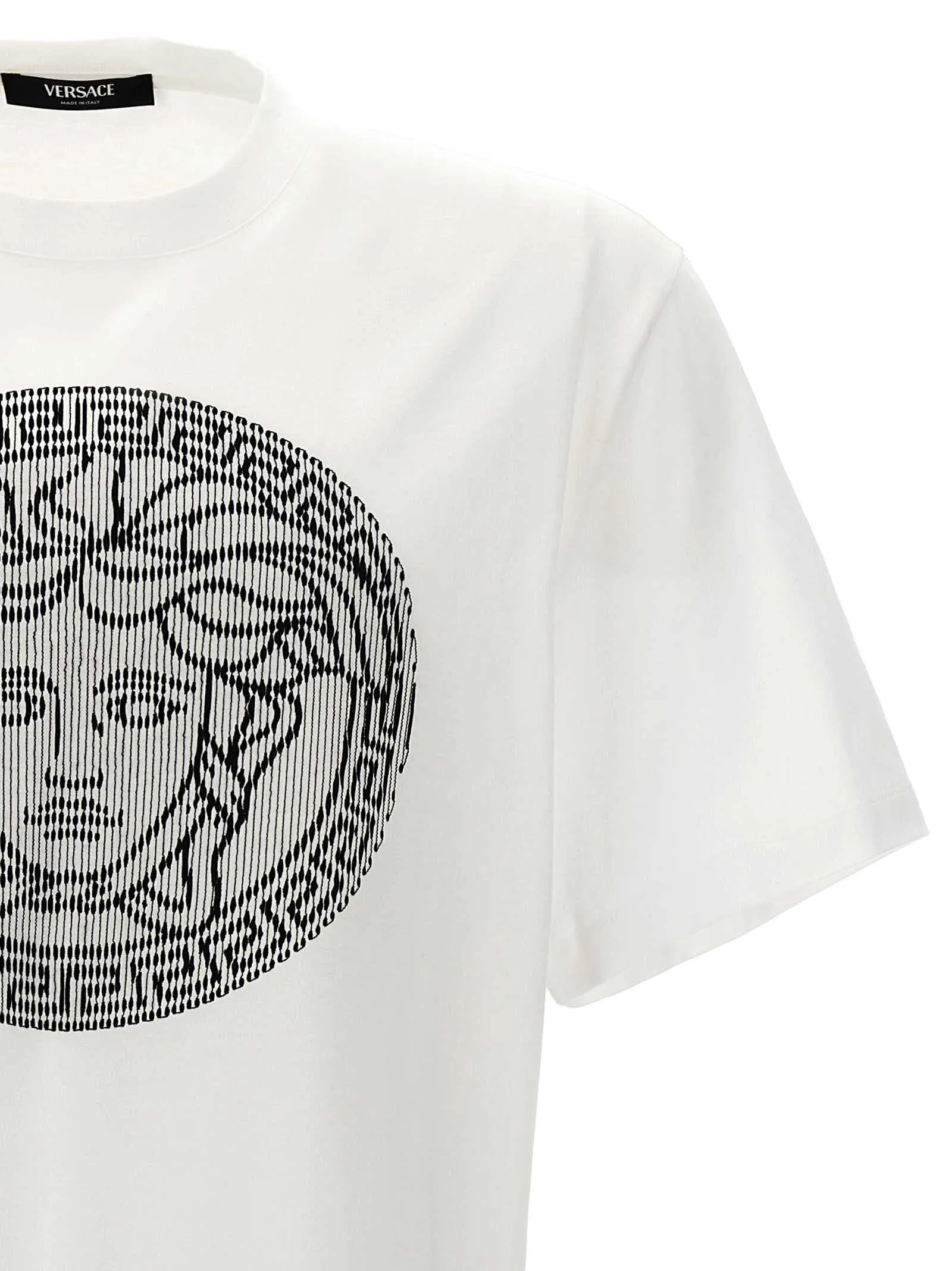 VERSACE  |Versace Logo embroidery t-shirt