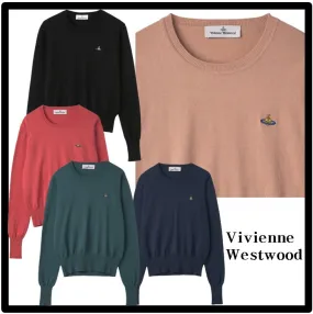 Vivienne Westwood  |Casual Style Street Style Logo V-neck & Crew neck