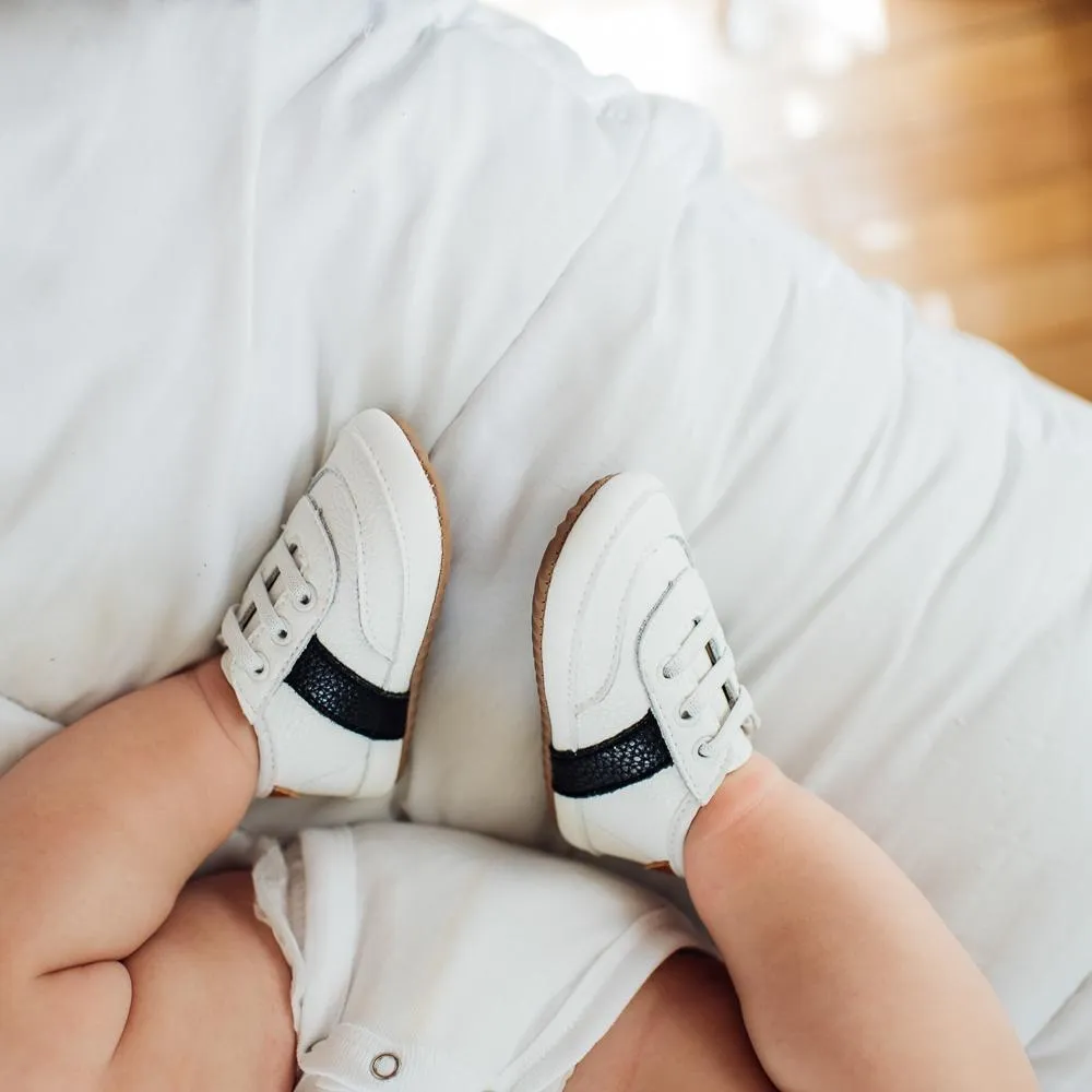 White and Black Love Bug Sneaker