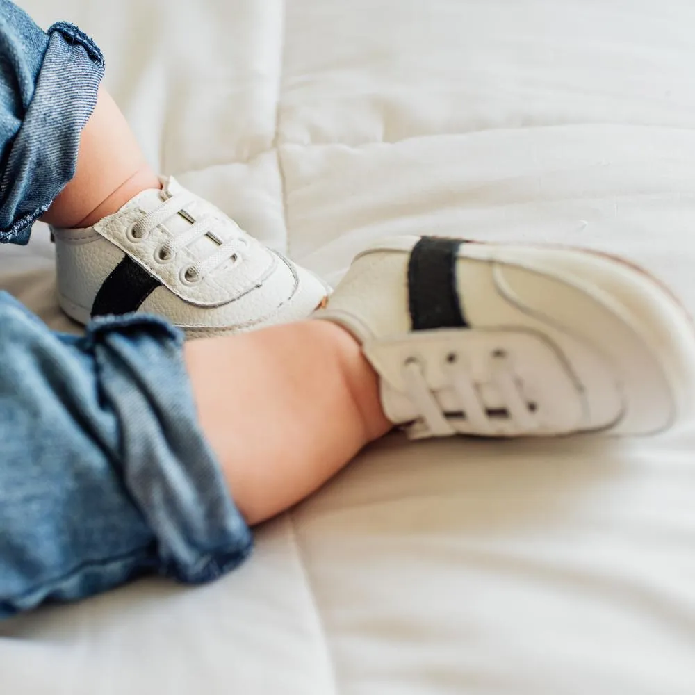 White and Black Love Bug Sneaker