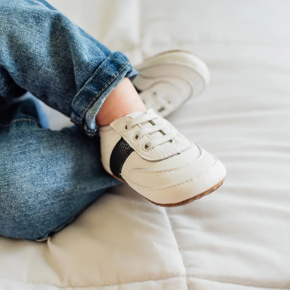 White and Black Love Bug Sneaker