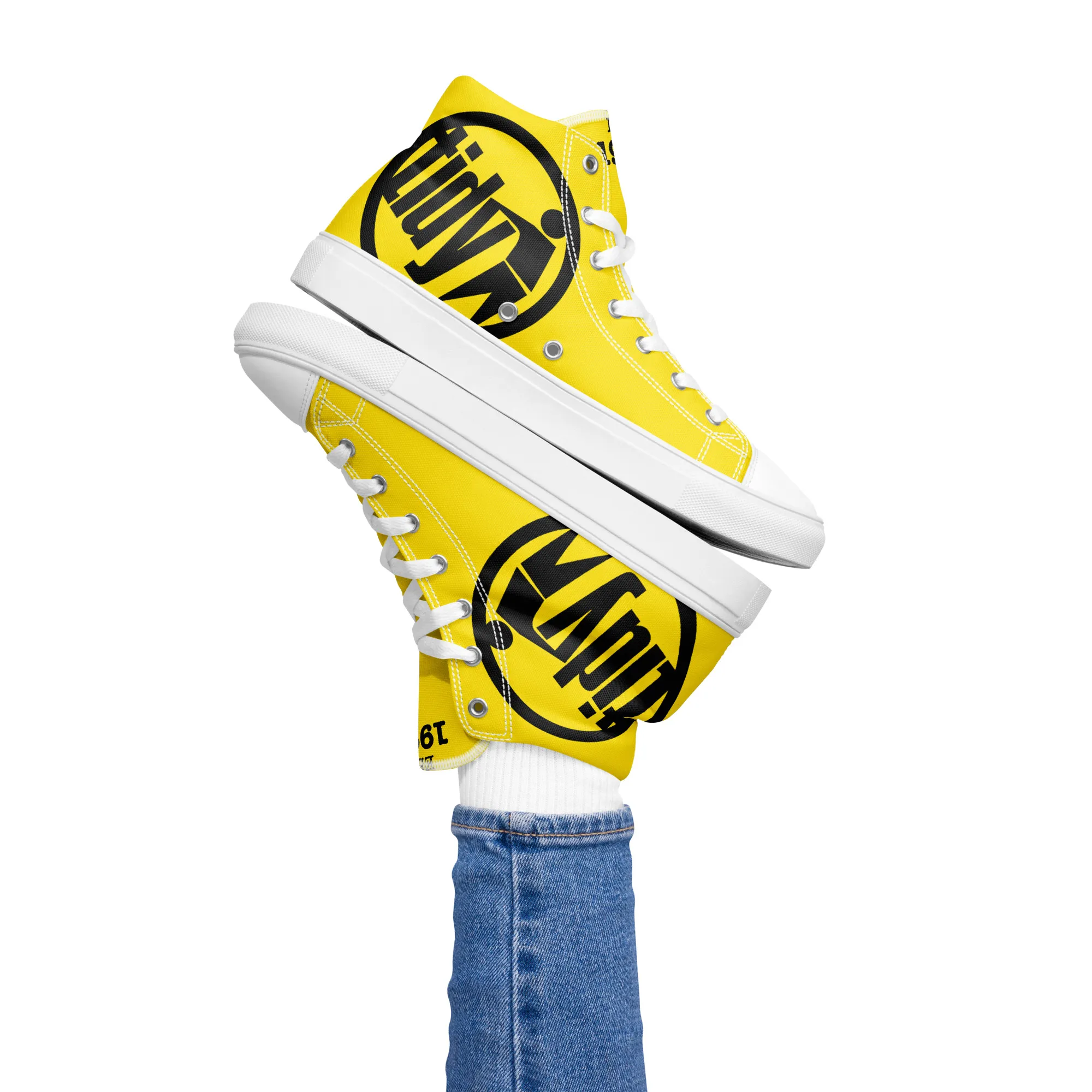 Women’s Tidy Yellow Hi Top Shoes