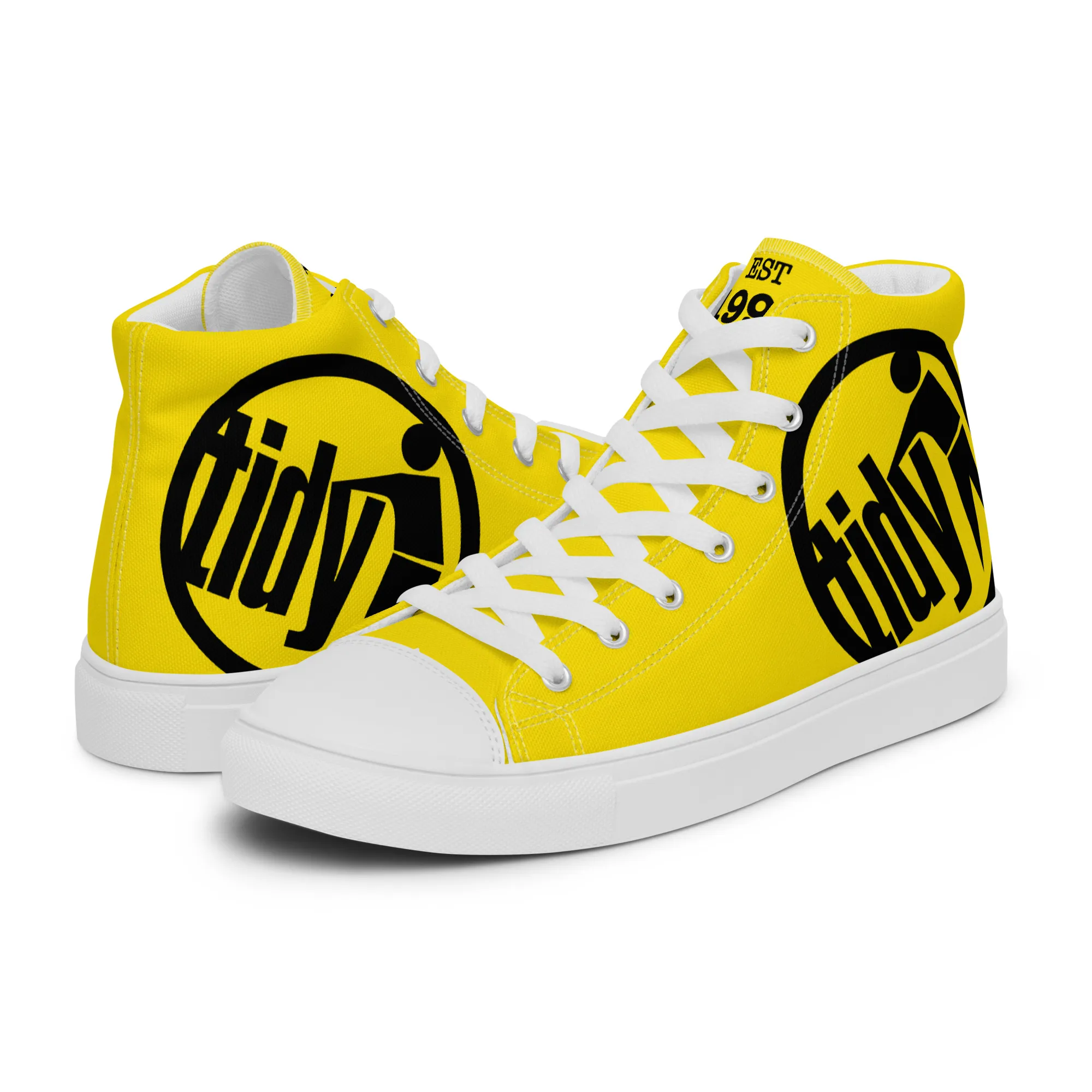 Women’s Tidy Yellow Hi Top Shoes