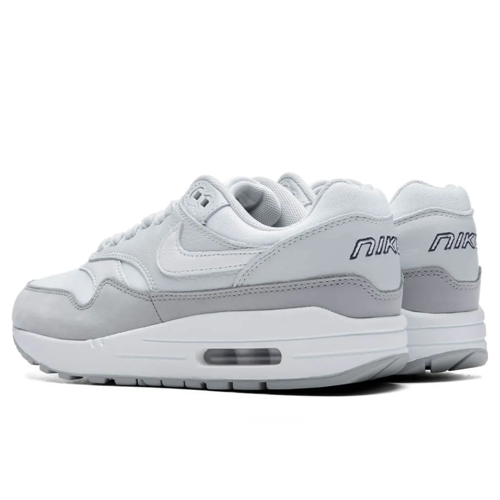 Women's Air Max 1 '87 'Light Smoke Grey' - Photon Dust/White/Light Smoke Grey