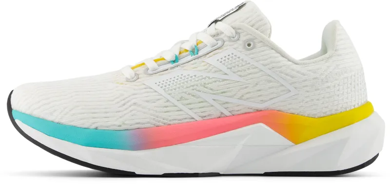  Women's FuelCell PROPEL White with Cyber Jade and Ginger Lemon V5  