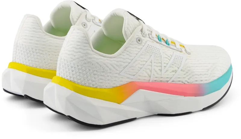  Women's FuelCell PROPEL White with Cyber Jade and Ginger Lemon V5  