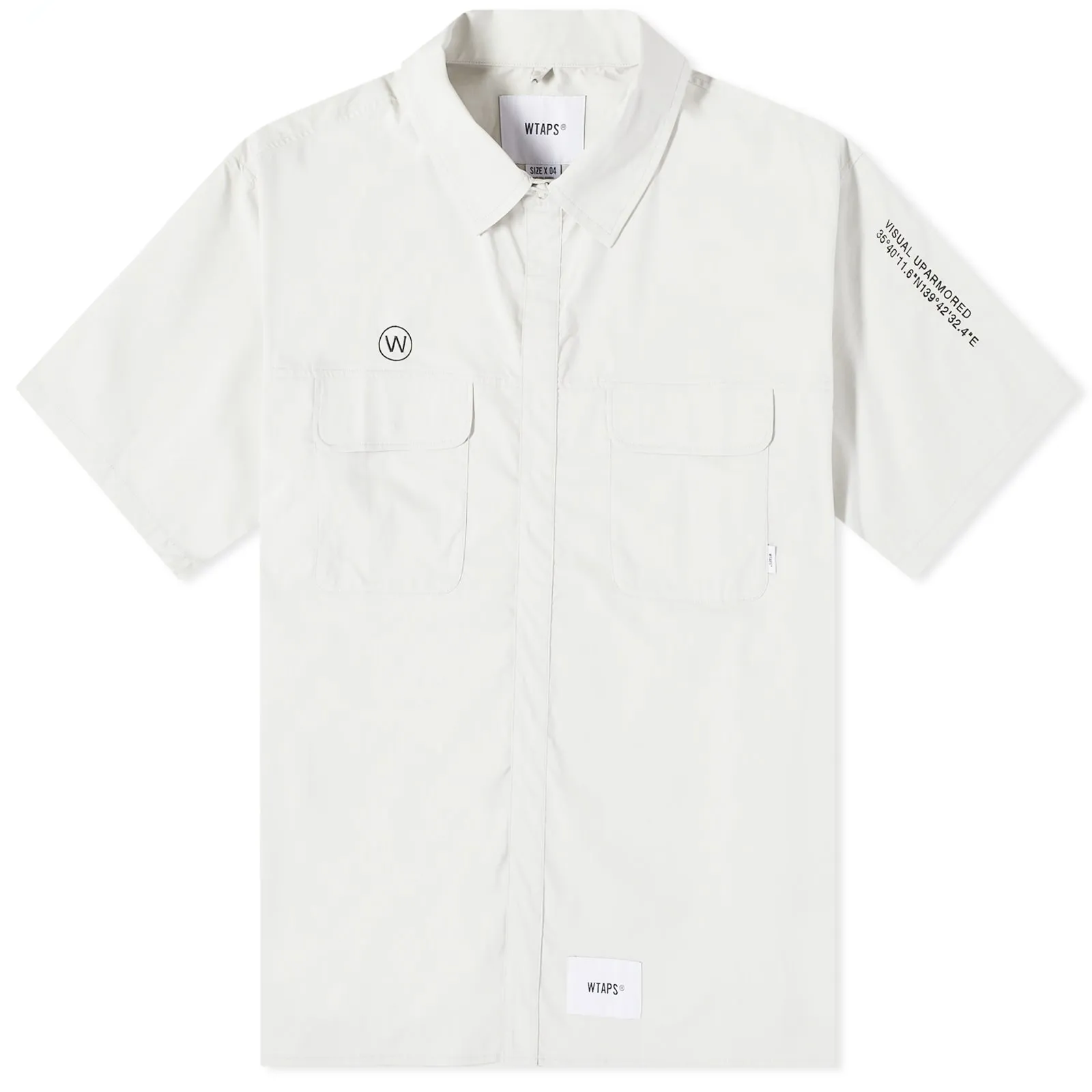 WTAPS 18 Printed Short Sleeve ShirtGrey