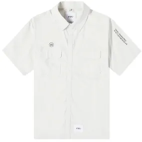 WTAPS 18 Printed Short Sleeve ShirtGrey