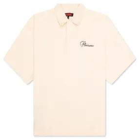 Zen Terry Boxy Polo - Off White