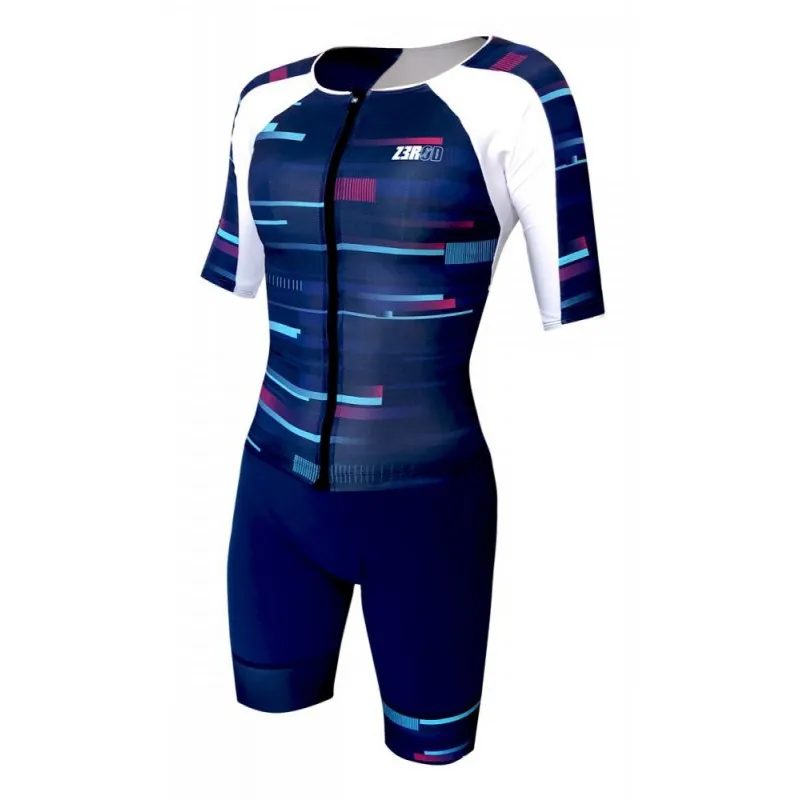 ZEROD TT RACER TRISUIT SS REVOLUTION BLUE FOR WOMEN'S